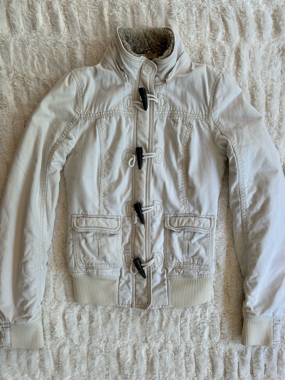 Y2K Vintage Abercrombie & Fitch Bomber Jacket Size S